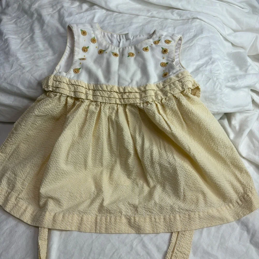 Samara sunflower vintage dress size 18 months
